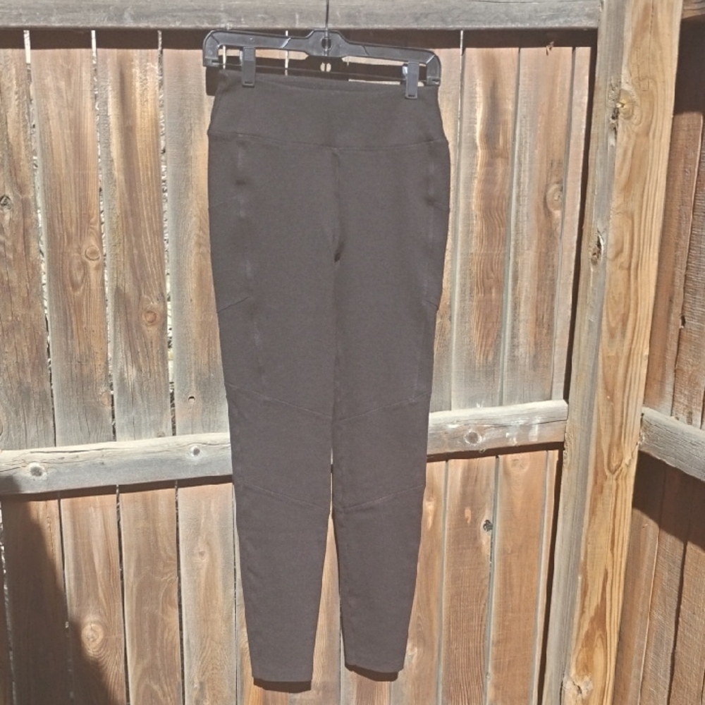 Peach Black Leggings